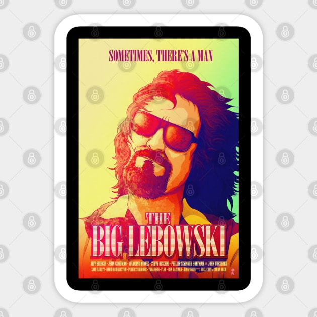 The Big lebowski t-shirt Sticker by Ucup stores